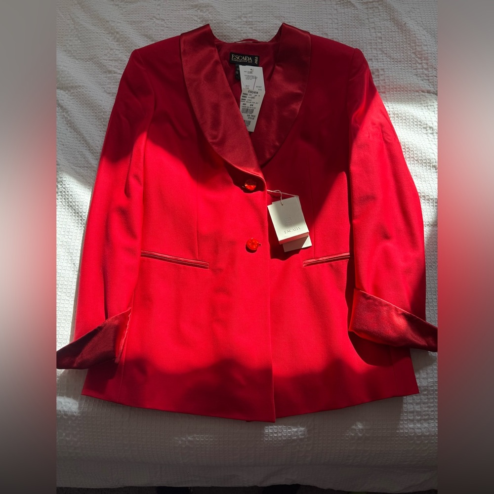 Escada Women's Red Blazer